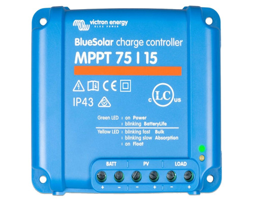 Контроллер заряда Victron Energy BlueSolar MPPT 75/15-Tr 15А 12В/24В
