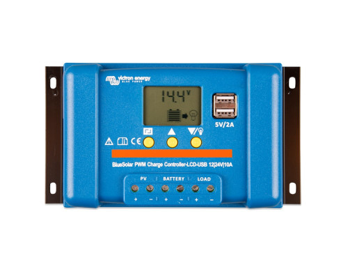 Контроллер заряда Victron Energy BlueSolar PWM Charge Controller-LCD&USB 12/24V-10A
